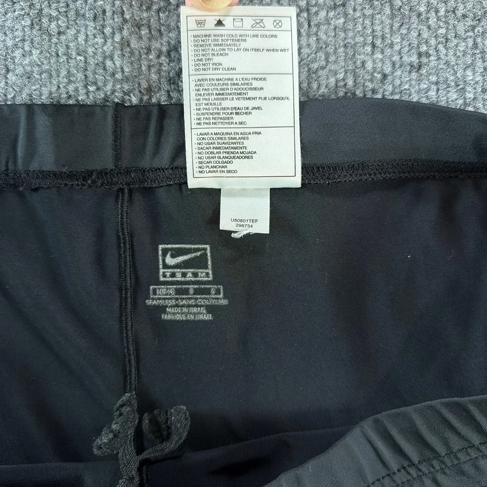 Nike Team Black Compression Leggings Seamless Athletic Tights Large L(12-14) Run